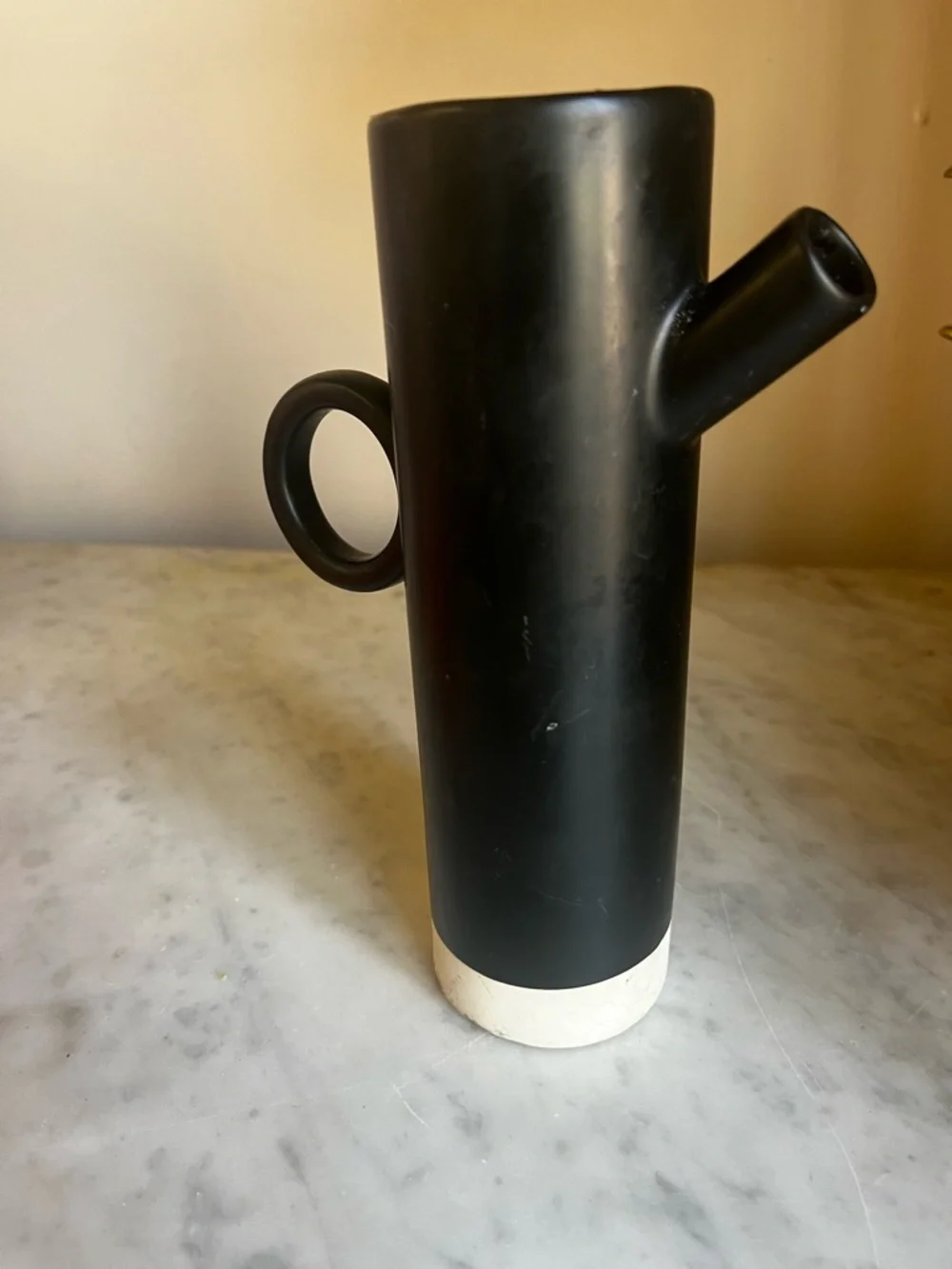 Crate & Barrel Minimalist Mid Century Modern Ceramic Japandi Scandinavian Vase